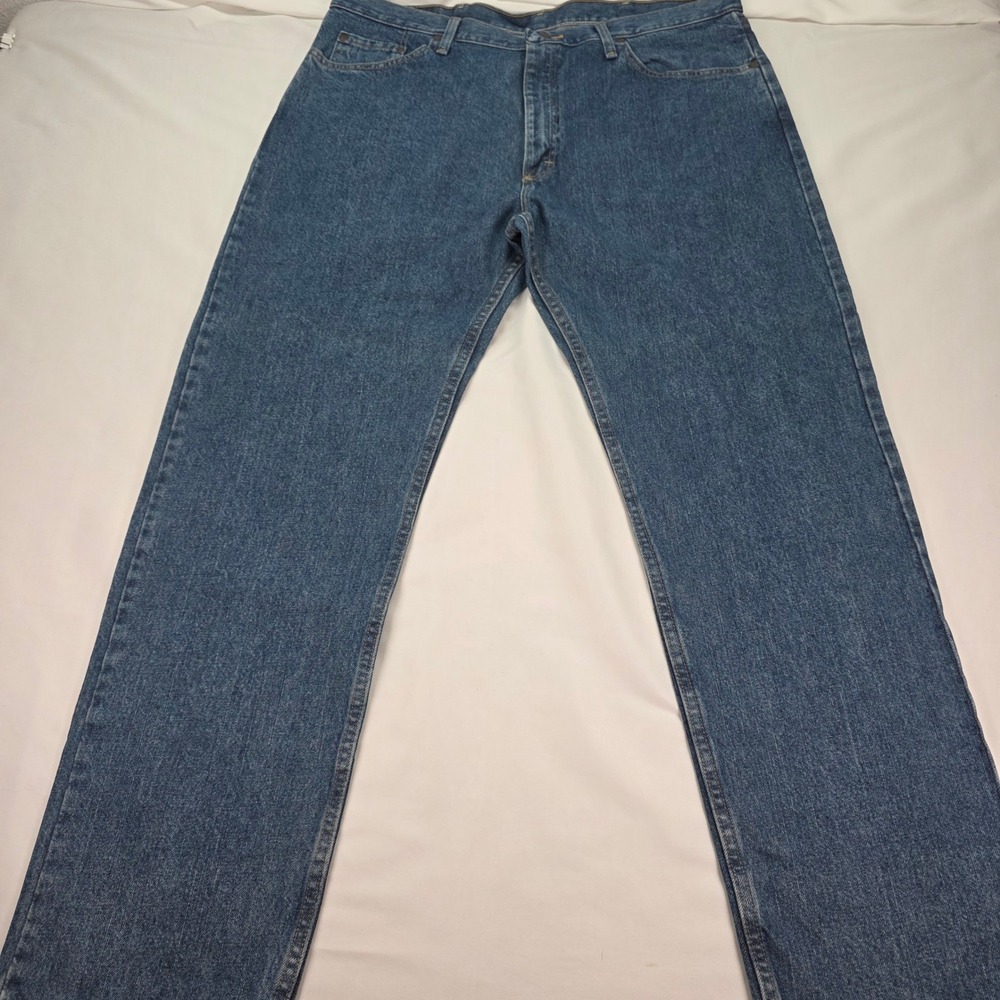 Wrangler Five Star Premium Denim Regular Fit Straight Leg Jeans Blue 40x32 NEW